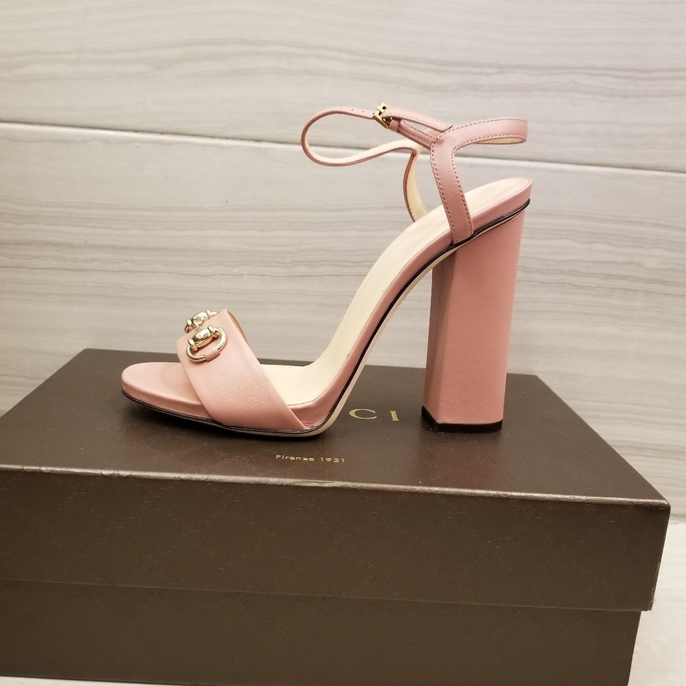 Gucci (Sand. Pelley S. Cuoio) Soft Pink Sandal
